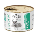 4Vets NATURAL SIMPLE RECIPE s tuniakom 185g konzerva pre mačky