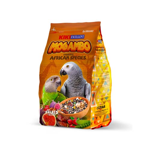 KIKI MOGAMBO 800g krmivo pre africke papagáje