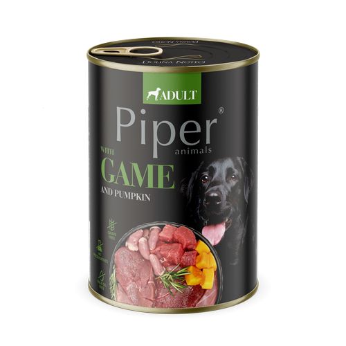 PIPER ADULT 400g konzerva pre dospelých psov zverina a tekvica