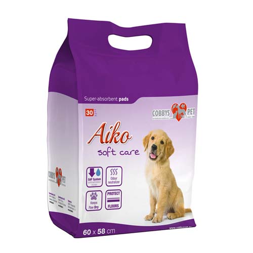 AIKO Soft Care 60x58cm 30ks plienky pre psov