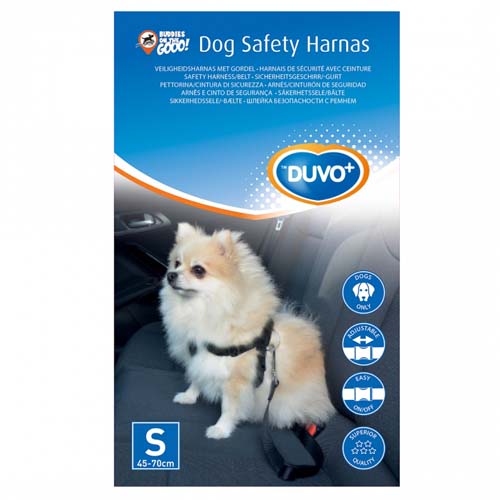 DUVO+ Bezpečnostný postroj pre psov do auta 45 - 70 cm