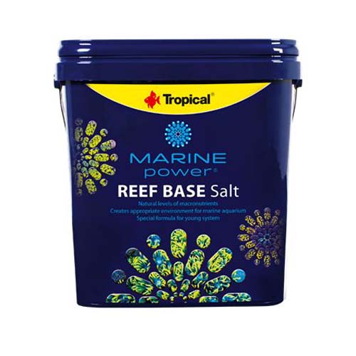 TROPICAL Reef Base SALT 20kg profesionálna soľ určená pre všetky typy morských akvárií