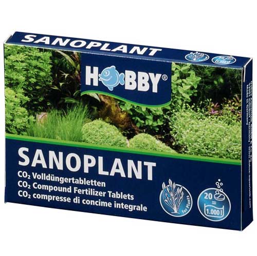 HOBBY Sanoplant CO2, hnojivo 20ks tbl