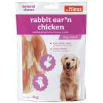 LES FILOUS RABBIT EAR AND CHICKEN 80g králičie ucho s kuracím mäsom