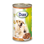 DAX konzerva pre psov 1240g s hydinou