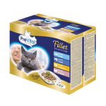 PreVital Fillet Selection kapsička mačka tuniak-pstruh-kura-morka 12x85g v želé