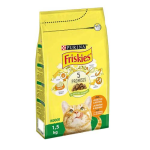 FRISKIES 1,5kg INDOOR granule s kuraťom a pridanou zeleninou pre mačky
