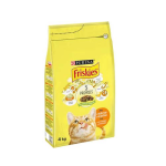 FRISKIES 4kg krmivo pre mačky s kuraťom a pridanou zeleninou