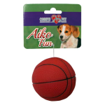 COBBYS PET AIKO FUN Basketbalová lopta 7,3cm gumená hračka pre psov