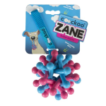 EBI COOCKOO ZANE gumová hračka 20x9,5x9,5cm modrá/ružová