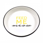 DUVO+ Keramická miska pre mačky - Feed me meow 13,8cm