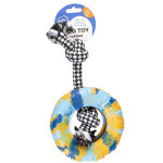 DUVO+ Gumený krúžok s lanom 35x19x4,5cm hračka pre psov