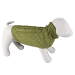 DUVO+ pletený sveter pre psov M 50cm zelený