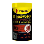 TROPICAL FD Blood Worms 100ml/7g lyofilizované patentky pre plazy a obojživelníky