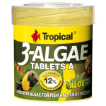 TROPICAL 3-Algae Tablets A 50ml/36g 80ks tabletové krmivo s riasami pre sladkovodné a morské ryby