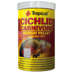 TROPICAL Cichlid Carnivore Medium Pellet 1000ml/360g krmivo pre cichlidy